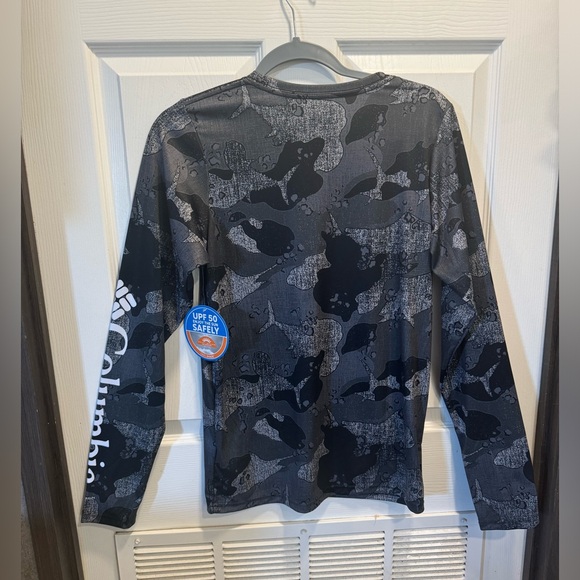 Columbia PFG Shirt Youth XL Camo Fishing Performance Super Terminal - Picture 3 of 6